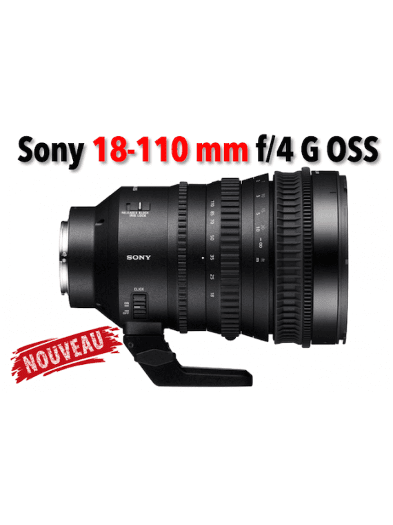 Sony E PZ 18-110 mm F4 G OSS - Objectif vidéo Sony E-Mount | Objectif Vidéo | 106,80 €